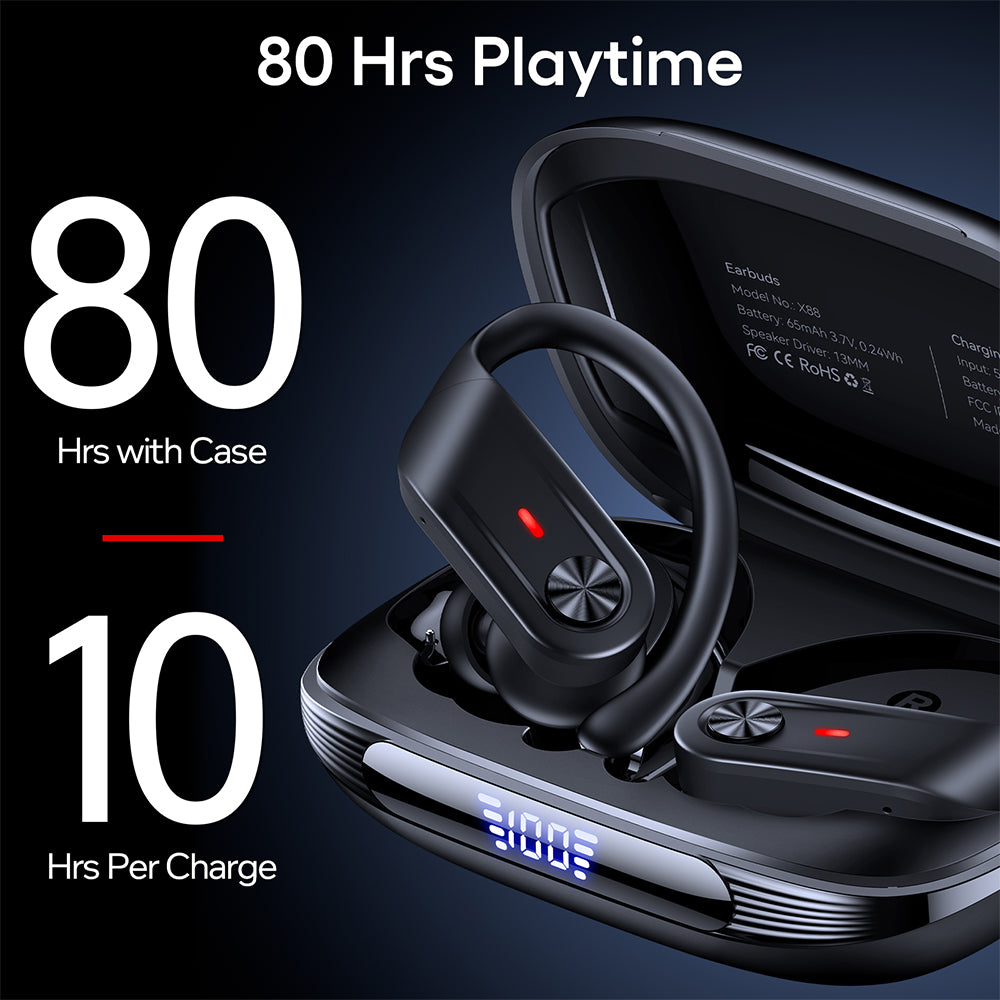 X88 Hybrid Active Noise Cancelling Wireless Ear Buds